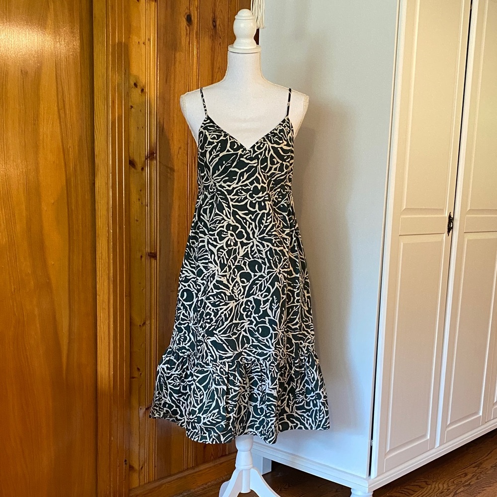 Green Floral Dress